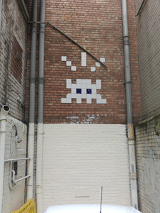 This Galaxian is hidden off Whitworth Street in Manchester.
